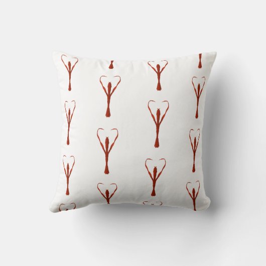 赤ロブスター クッション (裏面)