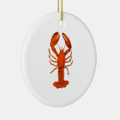 赤ロブスター セラミックオーナメント (右)