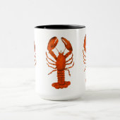 赤ロブスター マグカップ (中央)