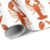赤ロブスター ラッピングペーパー (ロールコーナー)