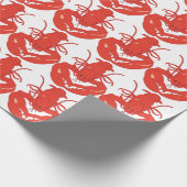赤ロブスター ラッピングペーパー (角)