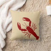 赤ロブスター～秋ヴィンテージ クッション (ブランケット)