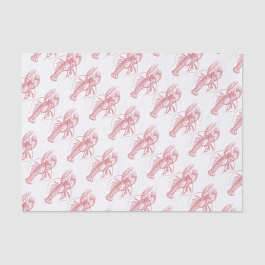 赤ロブスター 薄葉紙 (正面)