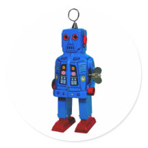 赤ロボットシール