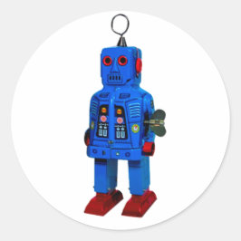 赤ロボットシール ラウンドシール