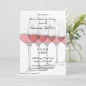 赤ワイエレガントングラス 招待状 (スタンド正面)