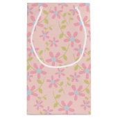 赤ワインで女の子を突き刺す スモールペーパーバッグ (裏面)