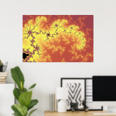 赤ワインとカスタード ポスター (ホームオフィス)