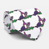 赤ワインと紫ブドウ ネクタイ (ロール)