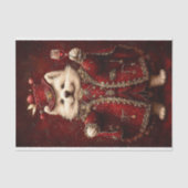 赤ワインと赤のリーガルドッグAW8デコページ 薄葉紙 (正面)