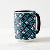 赤ワインのガラスパターン マグカップ (正面右)