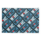 赤ワインのガラスパターン 枕カバー (裏面)