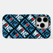 赤ワインのガラスパターン Case-Mate iPhoneケース (裏面 (横))