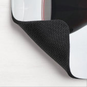 赤ワインのガラス マウスパッド (コーナー)