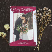 赤ワインのクリスマス絵を描の写真 | シーズンカード