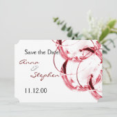 赤ワインのグラス セーブザデート (スタンド正面)