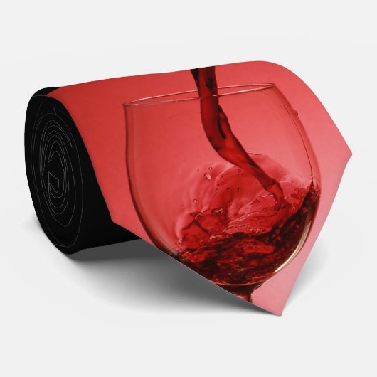赤ワインのタイ ネクタイ (ロール)