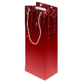 赤ワインのトートバッグとダイヤモンドシャイン ワインギフトバッグ (裏面アングル)