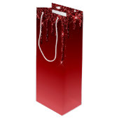 赤ワインのトートバッグとダイヤモンドシャイン ワインギフトバッグ (正面アングル)