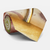 赤ワインのブドウのコルクねじ瓶ガラスメンズタイ ネクタイ (ロール)