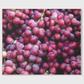 赤ワインのブドウ ラッピングペーパー (フラット)