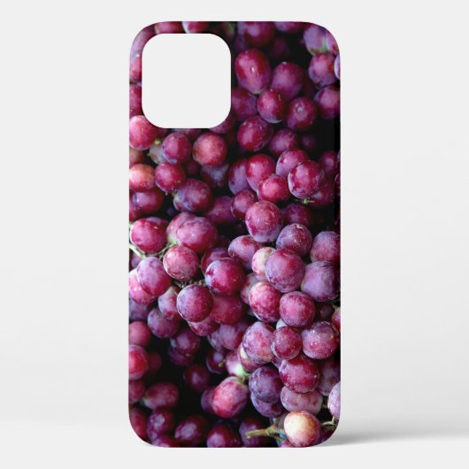 赤ワインのブドウ：甘い背景。 Case-Mate iPhoneケース (裏面)