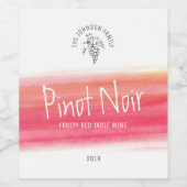 赤ワインのホームワインメーカーカスタムワインラベル ワインラベル (シングルラベル)