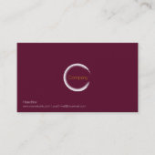 赤ワインの名刺 名刺 (正面)