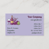 赤ワインの名刺 名刺 (正面)