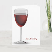 赤ワインの名前の日 カード (正面)