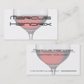 赤ワインの専門の名刺 名刺 (正面/裏面)