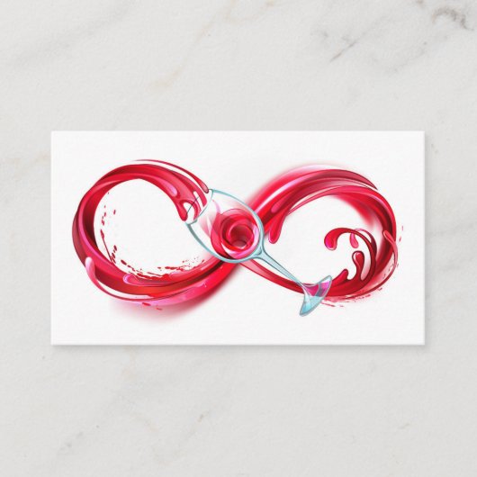 赤ワインの無限 プレイスカード (正面)