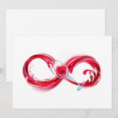 赤ワインの無限 案内状 (正面/裏面)