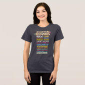 赤ワインの豆知識(ちょっとだけ) トライブレンドTシャツ (正面全面)