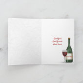 赤ワインをありがとう サンキューカード (内部)