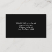 赤ワインを注いでいる | ヴィノ 名刺 (裏面)