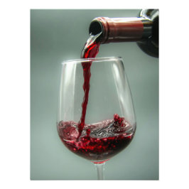 赤ワインを注ぐ フォトプリント           