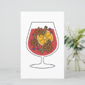 赤ワインクリスマススケッチ文房具 (スタンド正面)