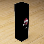 赤ワイングラスのクリスマスおもしろいクリスマス ワインギフトボックス<br><div class="desc">赤ワイングラスのクリスマスおもしろいクリスマスサンタ</div>