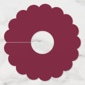 赤ワイングラスボトルぶどうワイン試飲ワイナリー ワイングラスタグ (裏面)