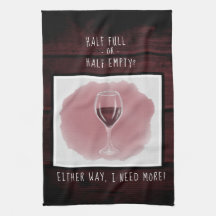 赤ワイングラス半空フルことわざ水色