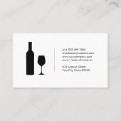 赤ワイングラス注 | qrコード 名刺 (裏面)