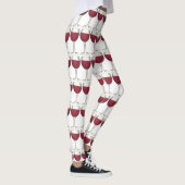 赤ワイングラス眼鏡メルロカベルネットワイン食品 レギンス (右)