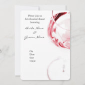 赤ワイングラス 招待状 (裏面)