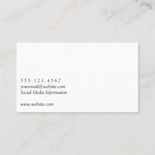 赤ワイングラス | QRコード 名刺 (裏面)