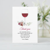 赤ワインサンキューカード サンキューカード (スタンド正面)