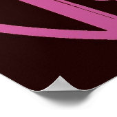 赤ワインボトルとグラス ポスター (角)