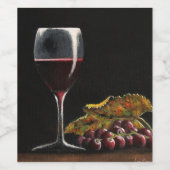 赤ワインラベル ワインラベル (シングルラベル)