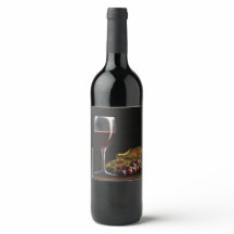 赤ワインラベル