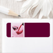 赤ワイン住所 シール (インサイチュ)